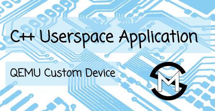 Userspace application for QEMU custom memory-mapped device