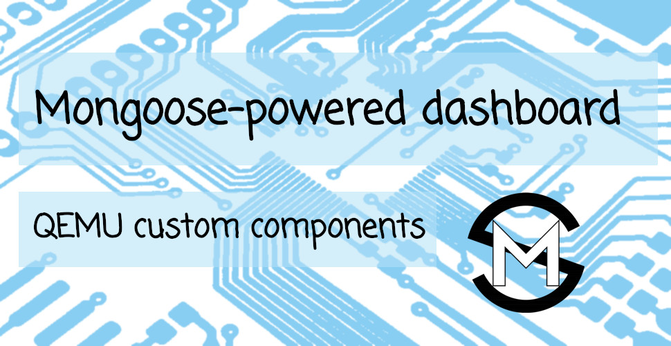 Mongoose webserver as UI for QEMU custom peripherals