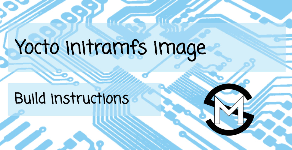 Making initramfs image with Yocto